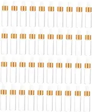 PENIKOKO 50Pcs Transparent Mini Essential Oil Bottles Stylish Liquid Empty Bottles for Travel Accessories for Perfumes and Fragrances for Outdoor Trips and Organizing