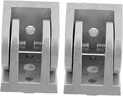 NOLITOY 2pcs Zinc Alloy Pivot Hinge Adjustable Concealed Hinges for Outdoor Indoor Use Easy Installation Reliable Corner Connectors for Furniture Cabinets