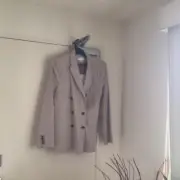 Jacket Rattan Check Blazer, Double Breasted, Lined, Long Sleeve 14 Witchery NEW