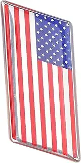 American Flag Decal Metal Flag Decal Patriotic Car Badges Rear Mirror Decals for Auto Truck Motorcycle Bumper Window Accessories