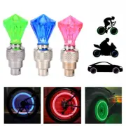 2× Motorcycle Car Valve Stem LED Cap for Bike Bicycle Wheel Tire Lights Lamps