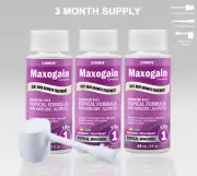 Woman's 4in1 Minoxidil 2% Maxogain Topical Adv 3x60 12/2026 Buy2 Free Shipping