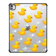 iPad Pro 13-inch (M4) iPad Impact Case Rubber Ducks Transparent iPad Case