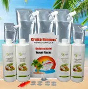 Shampoo Flask Rum Runners For Cruise Kit Sneak Alcohol Liquor Booze Bags Hidden