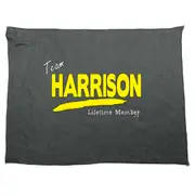 Harrison V1 Lifetime Member - Funny Novelty Soft Sport Microfiber Towel