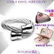 【CHARRIOL 夏利豪】Cable Rings鋼索戒指 Celtic銀圓錐柱飾頭L款-加雙重贈品 C6(02-01-00142-L)