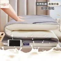 在飛比找樂天市場購物網優惠-乳膠床墊軟墊家用10cm加厚租房專用硬1.5米榻榻米床褥墊海