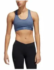 adidas AlphaSkin ClimaCool® Compression Medium-Support Sports Bra DX7565 2XS NWT
