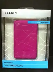 Belkin Silicone Soft Gel Grip Sleeve Case for iPod Classic 80GB/120GB/160GB Pink