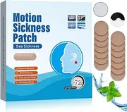 BONIORRI Motion Sickness Patches for Cruise 14PCS - Motion & Sea Sickness Patches Non drowy Behind Ear for Adults and Kids - Car, Boat Rides, Cruise and Airplane Trips.