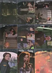 BABYLON 5 SEASON FIVE 5 1998 SKYBOX THE RIVER OF SOULS INSERT CARD SET R1 - R9