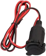Car Cigarette Lighter 12V /24V Socket Waterproof Plug Adapter for Car Truck Motobike Boats with 60cm Cable