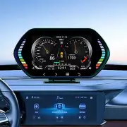 Head Up Display Speedometer Turbo Alarm Temp Kit Car OBD2+GPS HUD Gauge DigitaqT