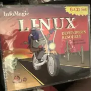 InfoMagic Linux Developer's Resource 6 CD-ROMs Motorcycle Jun 1998 Good climagic