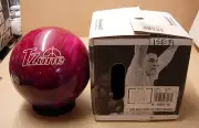 = 15# 0oz Polyester Bowling Ball Brunswick T ZONE MIXED BERRY purple/magenta