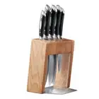 Scanpan Kalo 6 Piece Knife Block Set Oak 18176