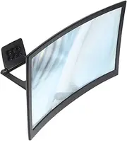 SHINEOFI Smartphone Screen Magnifier Curved Amplifier for Enhanced Viewing Experience Angles Stable Stand for Movies Videos Travel