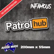PATROLHUB Vinyl Car Sticker Decal Cheap Adult Funny Aussie Nissan Bogan 4x4 4WD