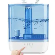 KNKA 6L Cool Mist Topfill Humidifier 60 Hour Runtime 1.9 Gallon 360° Nozzle