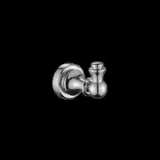 MED53 Medoc Single Robe Hook Chrome/Matt Black/Brushed Nickel/Brushed Bronze