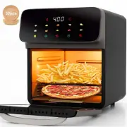 Bluebow Air Fryer 12QT w/ Visible Window, 10-in-1 Multi Function, Touch Screen