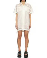 lace mini dress 2 White