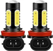 TGMGADANTV 2pcs H11 H7 H4 H8 9005 HB3 9006 HB4 H1 H3 880 881 H16 PSX24W PSX26W P13W H27 LED Bulbs For Car Fog Lights Day Running Light 12V fog lamp(Pink purple,9005/HB3)