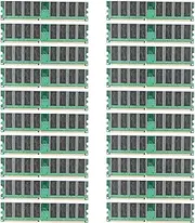 Binxind 20X DDR 1GB PC Memory Ram DDR1 Desktop PC3200 400MHz 184 Pin Non-ECC Computer Memoria Module