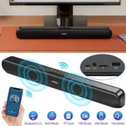 Wired Computer Stereo Bluetooth Speaker PC HiFi Sound Bar for Desktop Laptops AU