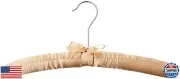 Whitmor Satin Padded Hangers Earthtones Set of 8, Small