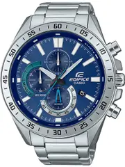 Casio Edifice Chronograph EFV-620D-2AVUEF Blue Dial Grey Stainless Steel Mens Watch