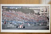 Honda Poster F1 1990 Marlboro Mclaren Mp4/5B 27 Ayrton Senna Monaco Gp