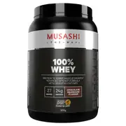 Musashi 100% Whey Protein Powder Chocolate Milkshake 900g