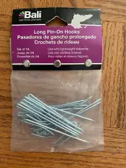 Bali Long Pin On Hooks For Draperies