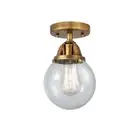 Innovations Beacon 1 Light 6" Semi-Flush, BB/Seeded - 288-1C-BB-G204-6