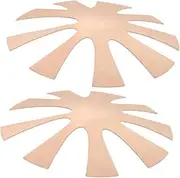 OSOLADY Elegant V-shape French Manicure Trimmer Templates Acrylic Nails Tool Set for Professional Home Manicure