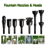 LOT#2 Fountain Nozzles & Heads Add Beauty Fish Pond Beer Foam Pattern Water Pum