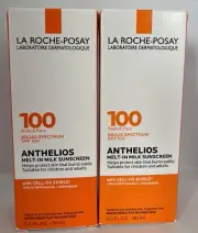 La Roche-Posay Anthelios Melt-In Milk Sunscreen SPF 100 3 oz Lot X 2