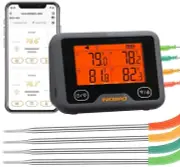 Bluetooth & WiFi Meat Thermometer IBBQ-4BW, Smart Wireless Grill Thermometer NEW