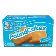 Drake's Mini Pound Cakes 2 BOXES (12 cakes total)