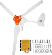 VEVOR 800W Wind Turbine Generator, 12V Wind Turbine Kit, 3-Blade Wind Power Generator with MPPT Controller, Adjustable Windward Direction & 2.5m/s Start Wind Speed, Suitable for Home, Farm, RVs, Boats