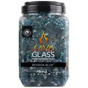 Bond Manufacturing 50686 LavaGlass Classic Cut Fire Pit Dispersion Glass, Bodega