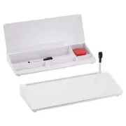 Dry Erase Desktop Glass Whiteboard Quick Note, for Desk Computer Keyboard, White