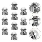 10Pcs Metal Cord Lock Adjustable Spring Lock Cord Locks Drawstrings Lock for
