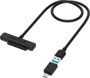 USB 3.1 (Type A) to SSD / 2.5 Inch SATA Hard Drive Adapter [Optimized for SSD,