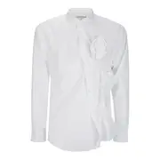[COMME des GARCONS SHIRT] Cotton Plain Poplin With 3D Rose Shirt