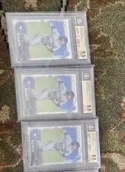 2016 Bowman Chrome Draft Refractors Bdc74 Bo Bichette BGS 9.5 3 Card Rookie Lot