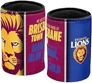 Brisbane Lions AFL Footy Team Song Can Cooler Stubby Holder