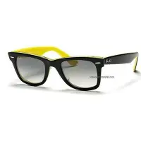 在飛比找Yahoo!奇摩拍賣優惠-RAYBAN RB 2140 WAYFARER 外黑內黃 1