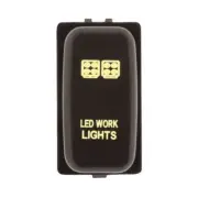 Hulk 4x4 HU1421A Push Button Switch fits Mitsubishi Work Light Amber